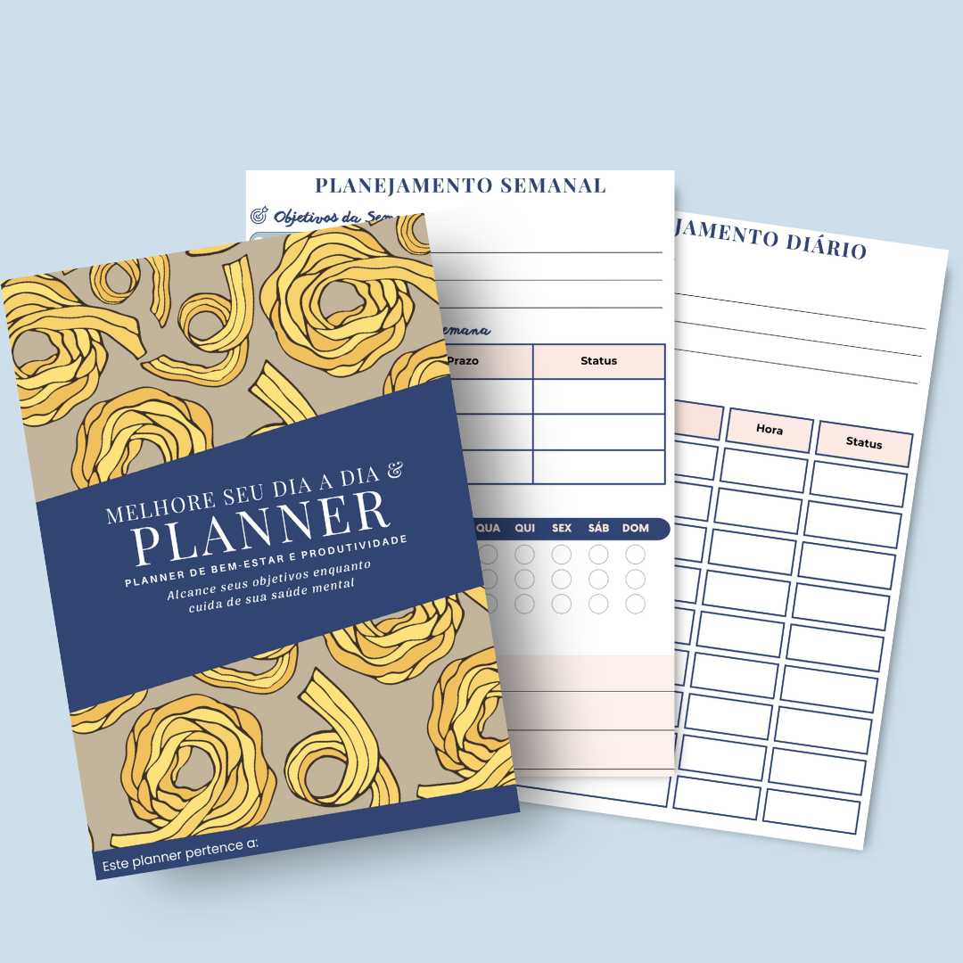 Planner de Bem-Estar e Produtividade